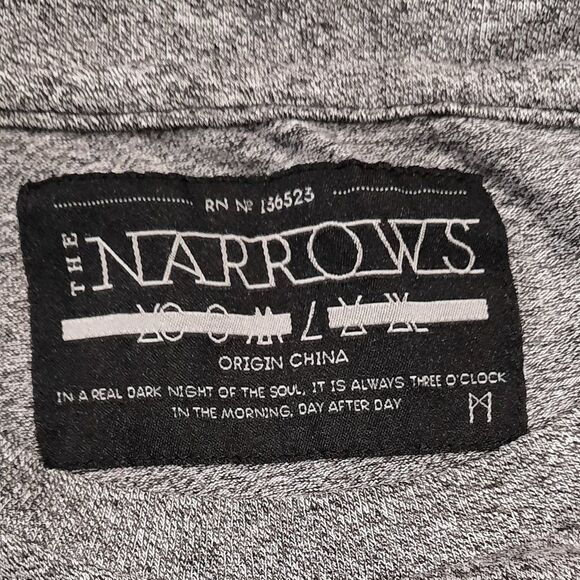 The Narrows Gray and Black  Mens  T - shirt   Size Medium - Picture 2 of 2
